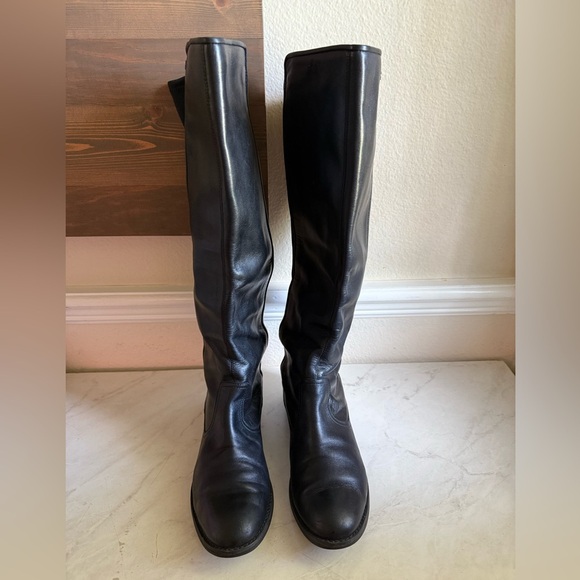 LACOSTE Rosemont Tall Leather Riding Boots - Picture 3 of 9